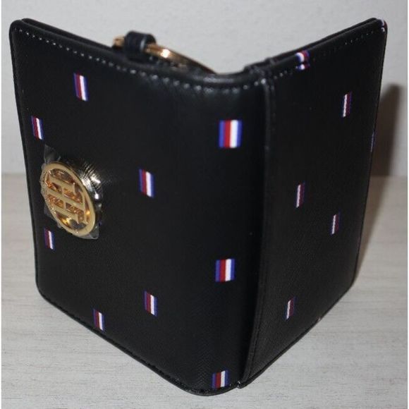 Tommy Hilfiger 69J5890 Black Signature Logo ID/Credit Card Holder w/Keyring $68+ - Picture 4 of 4